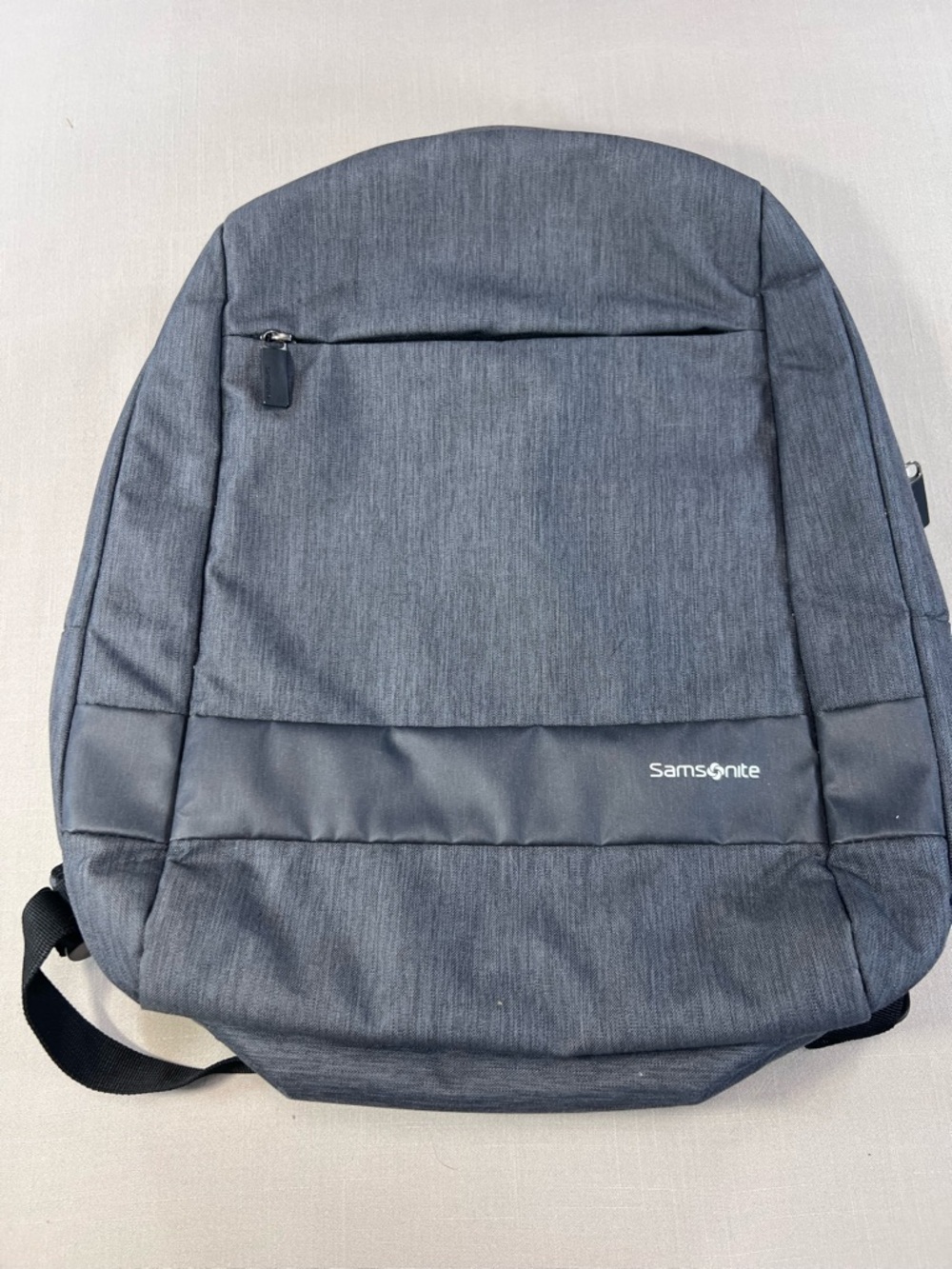 Samsonite Laptop Backpack Gray Heathered Mesh Back Panel Travel School Bag - Picture 4 of 11